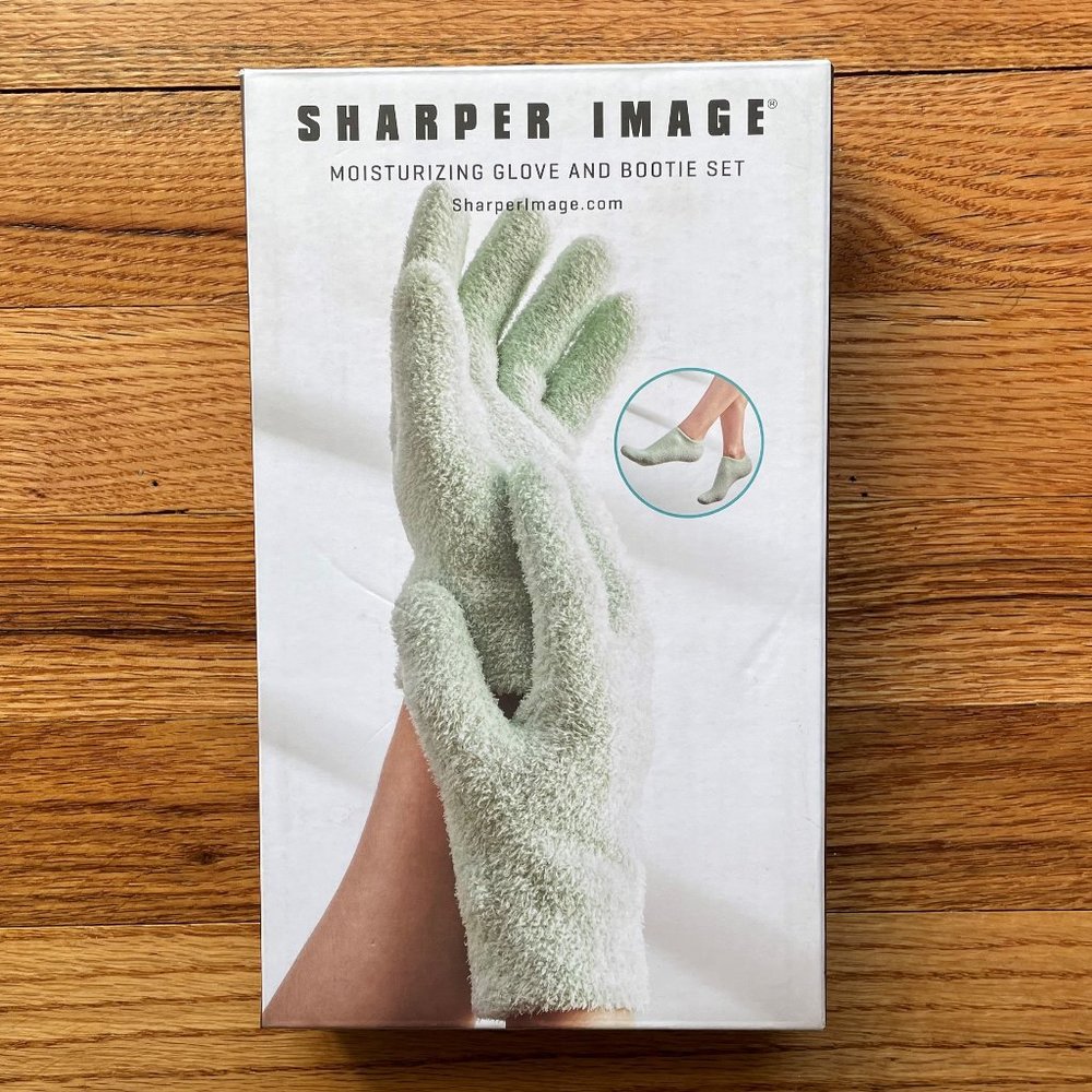 NWT Sharper Image Moisturizing Glove and Bootie Set